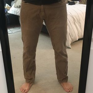 J-Crew Men’s Tan Classic Fit Corduroy Pants